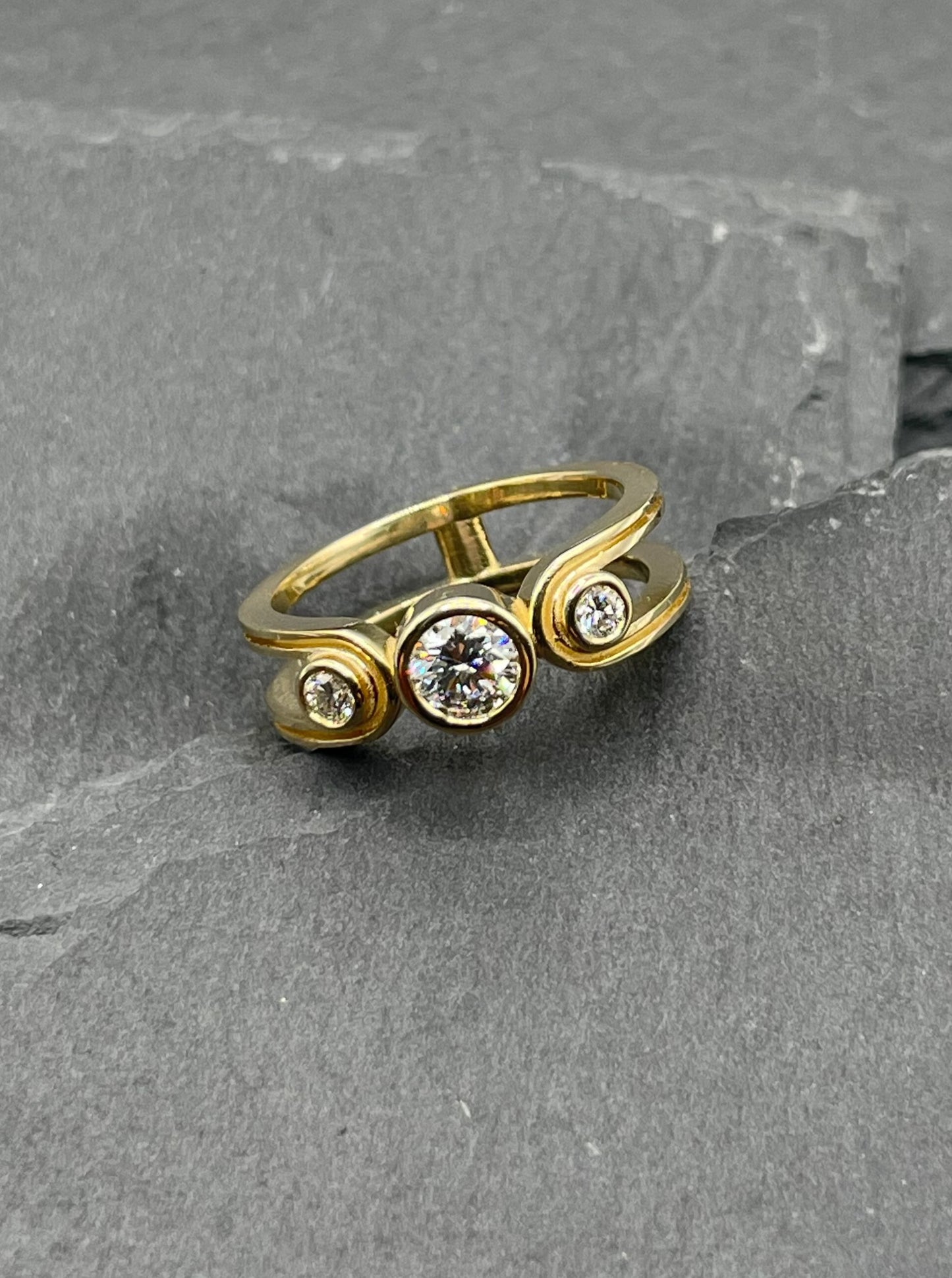 Harper Round Cut Lab Grown Diamond Ring