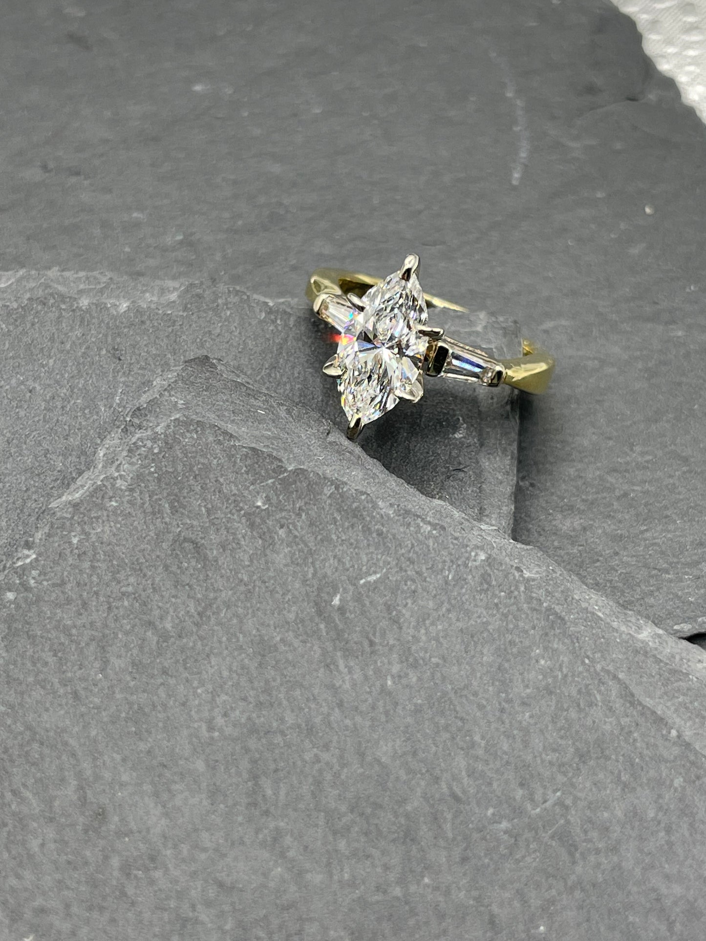 Sophia Marque Cut Lab Grown Diamond Ring