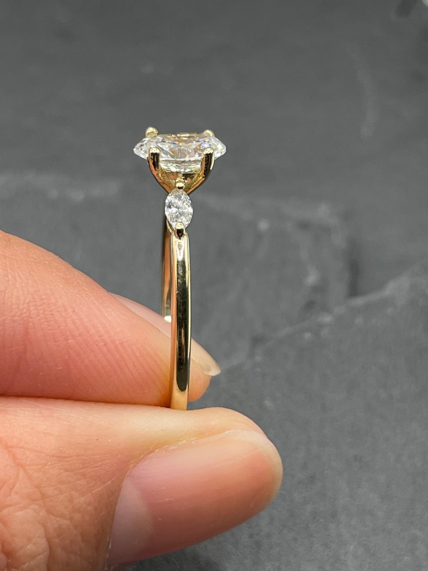 Charlotte Oval Cut Lab Grown Diamond Ring