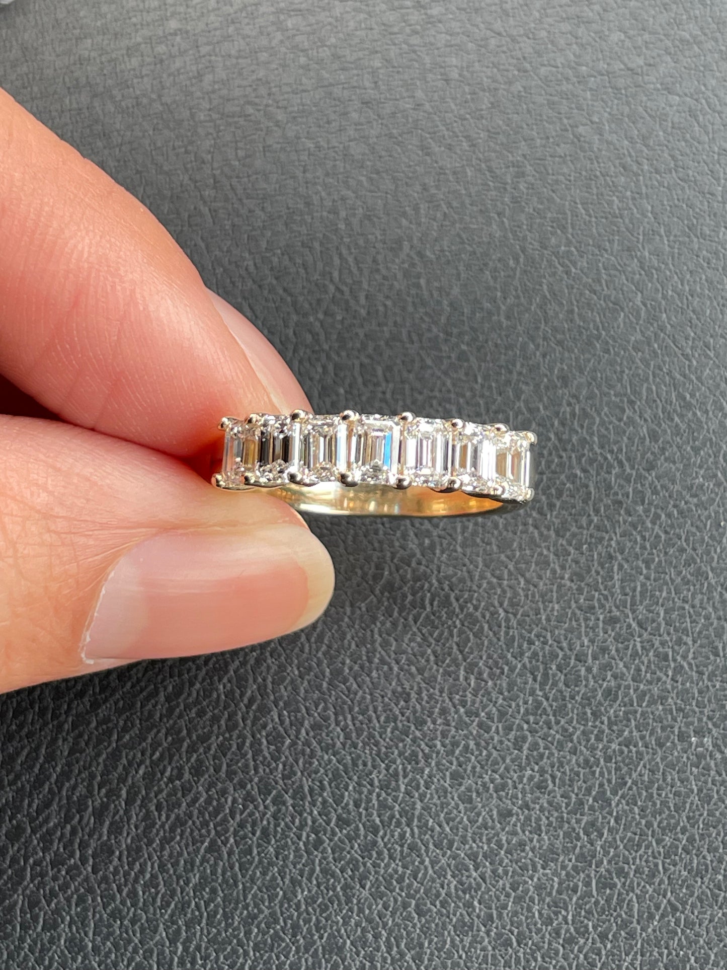 Emily Emerald Cut Lab Grown Diamond Ring