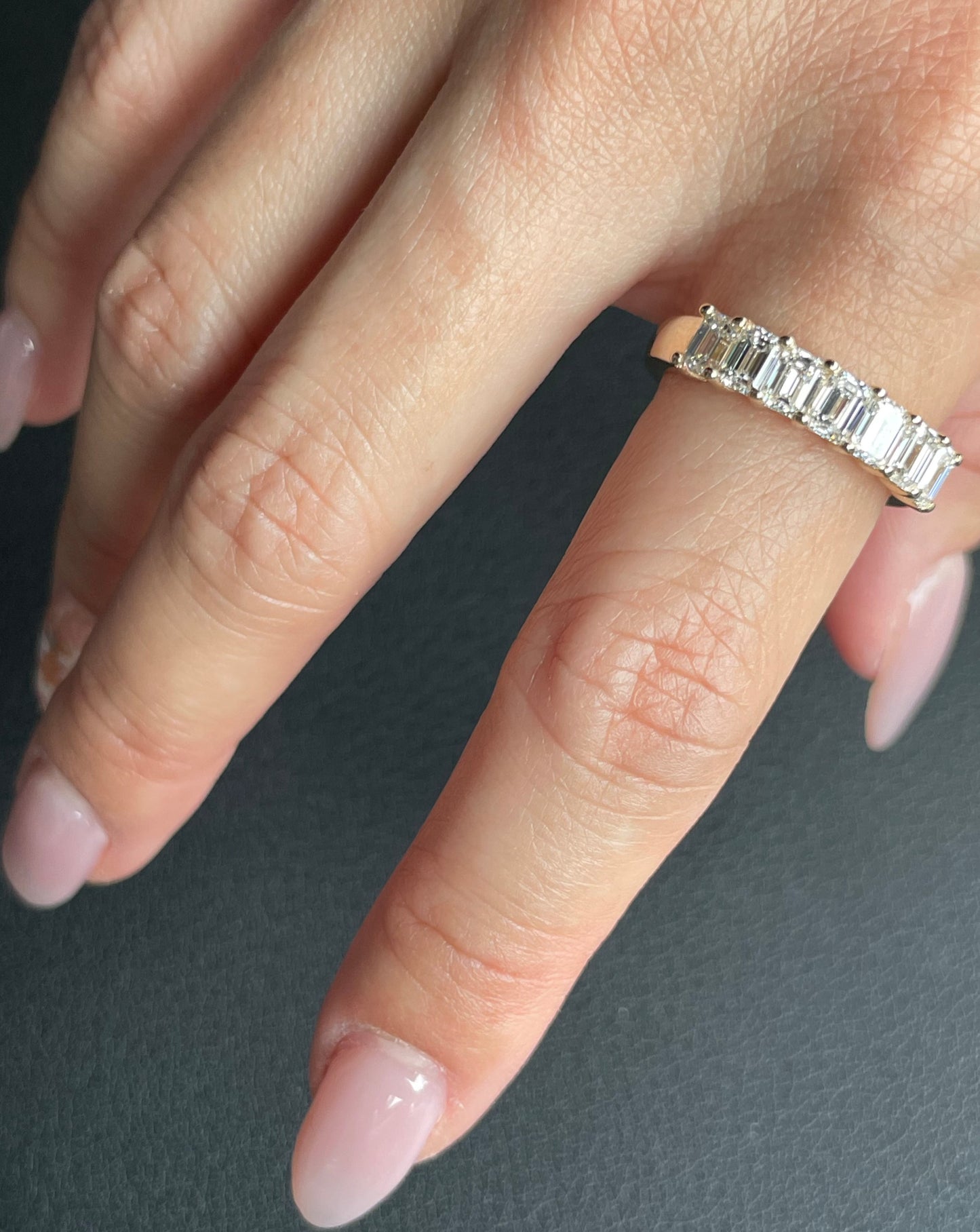 Emily Emerald Cut Lab Grown Diamond Ring